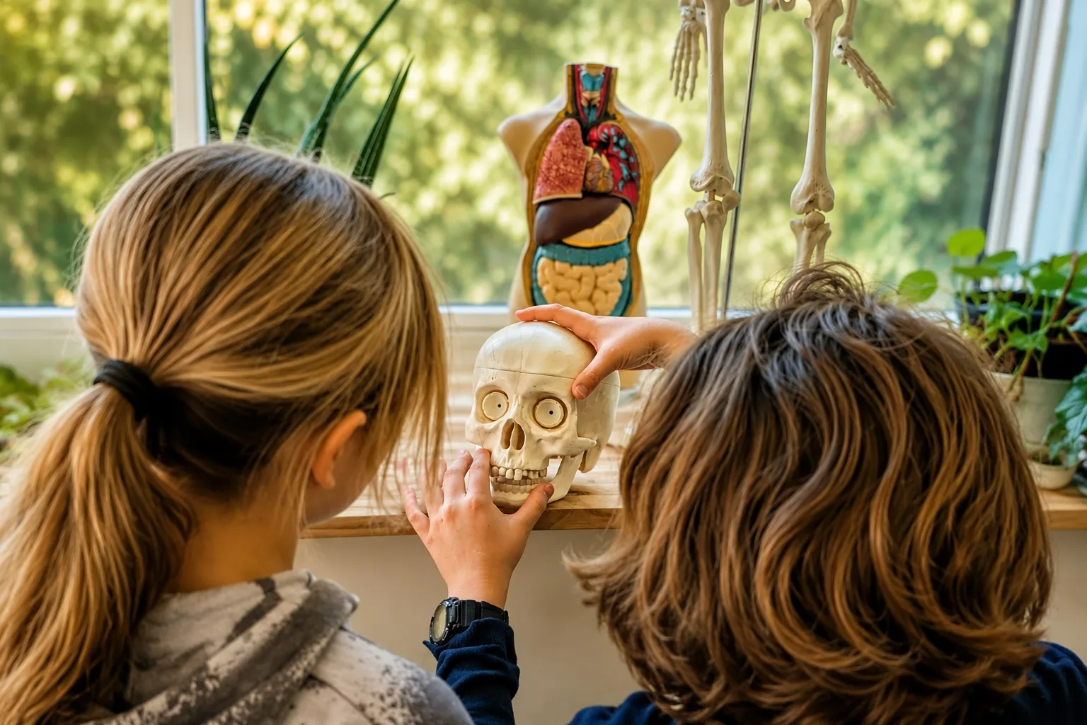 Child working in a Montessori classroom