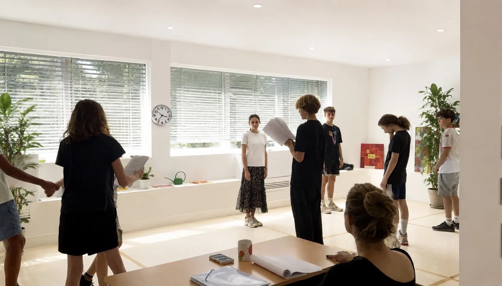 Project presentations Montessori middle school