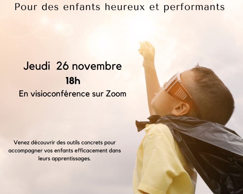 Conférence – Comment les enfants réussissent