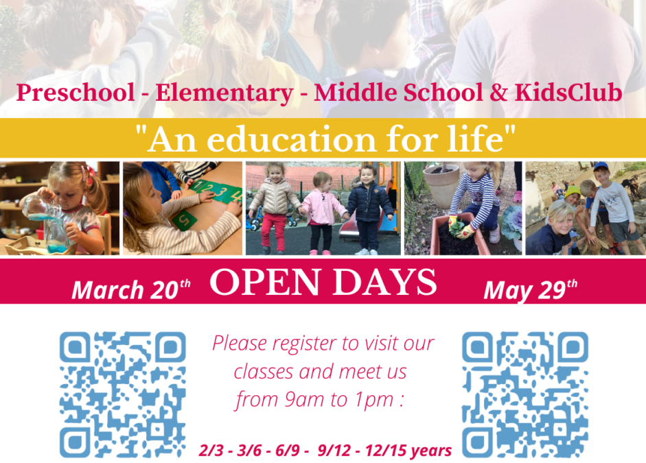 Portes Ouvertes – Open Days