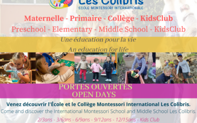 🏫 Portes ouvertes 🗓️ le samedi 13 Mai ⌚ de 9h à 13h