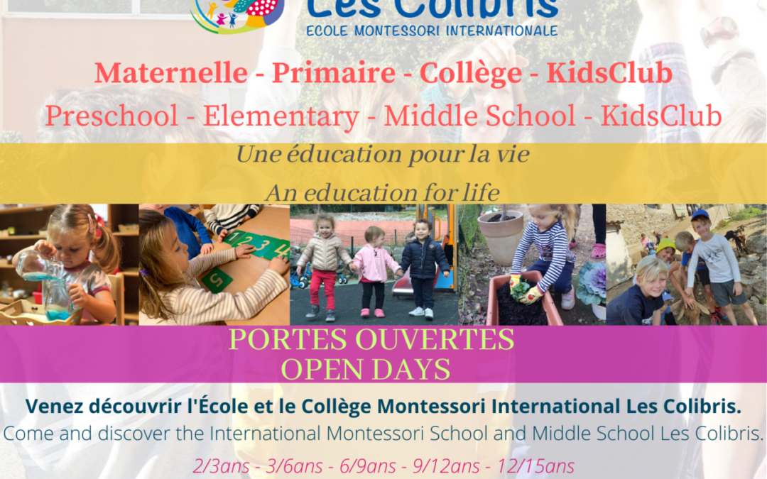 OPEN DAYS 11th of March from 9 a.m. to 1 p.m.