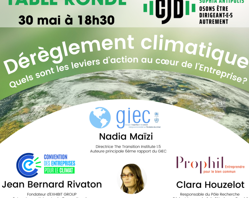 Table ronde – Dérèglement climatique