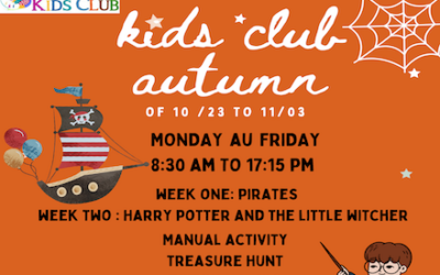 The kids club autumn holidays 23